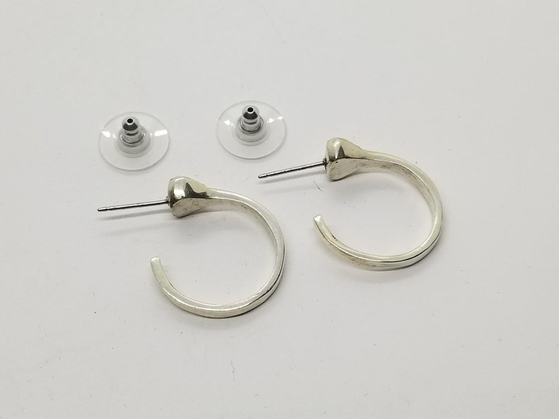 Horse Shoe Nail Hoop Earrings