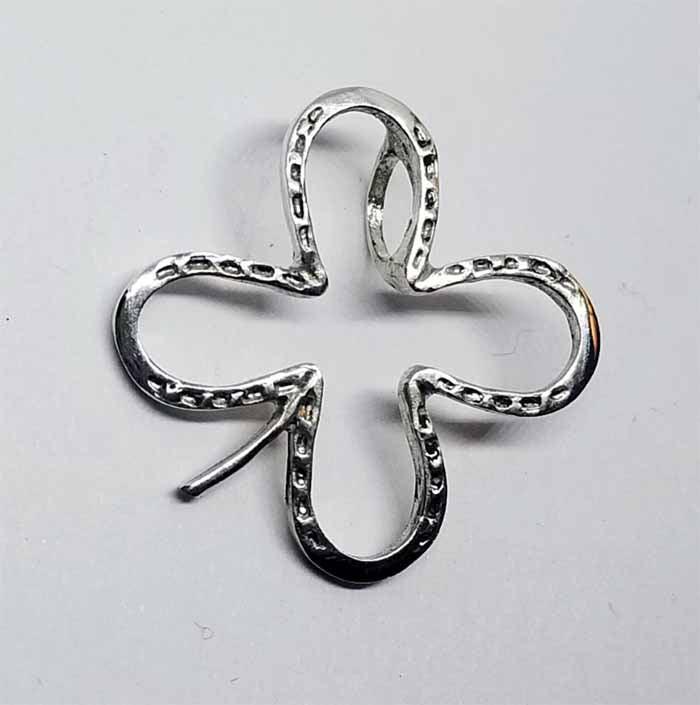 Horseshoe Four Leaf Clover - Tempi Design Studio