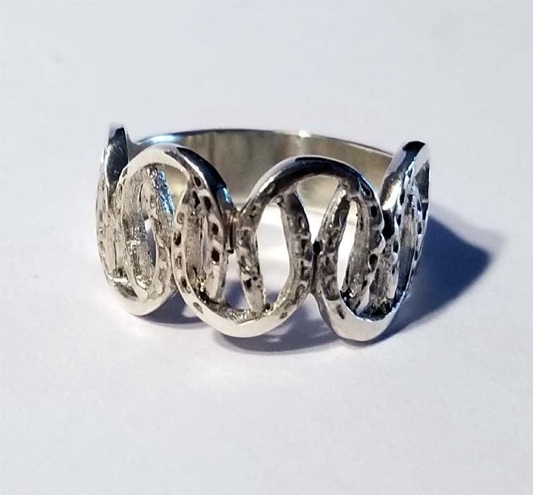 Seven Horse Shoe Ring - Tempi Design Studio