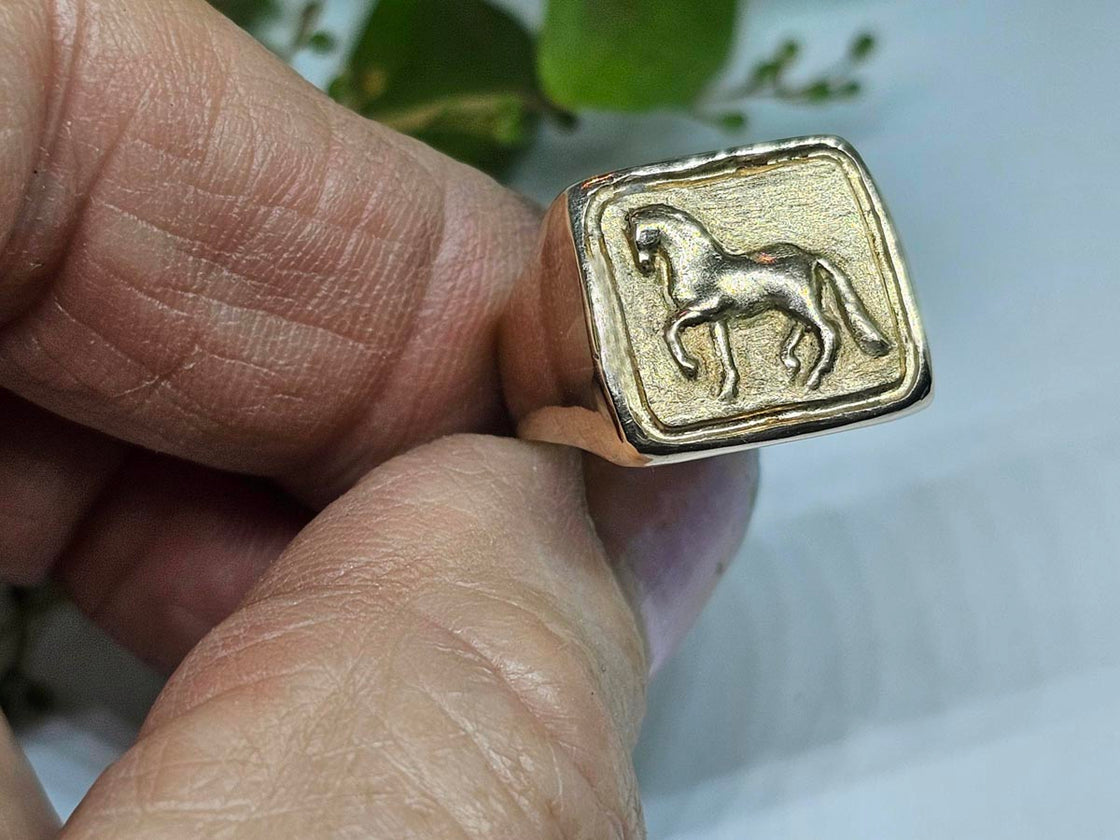 Dressage Horse Piaffe Square Top Ring