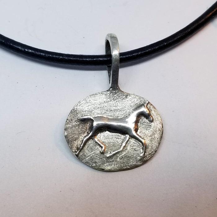 Foal Trotting Small Pendant - Tempi Design Studio